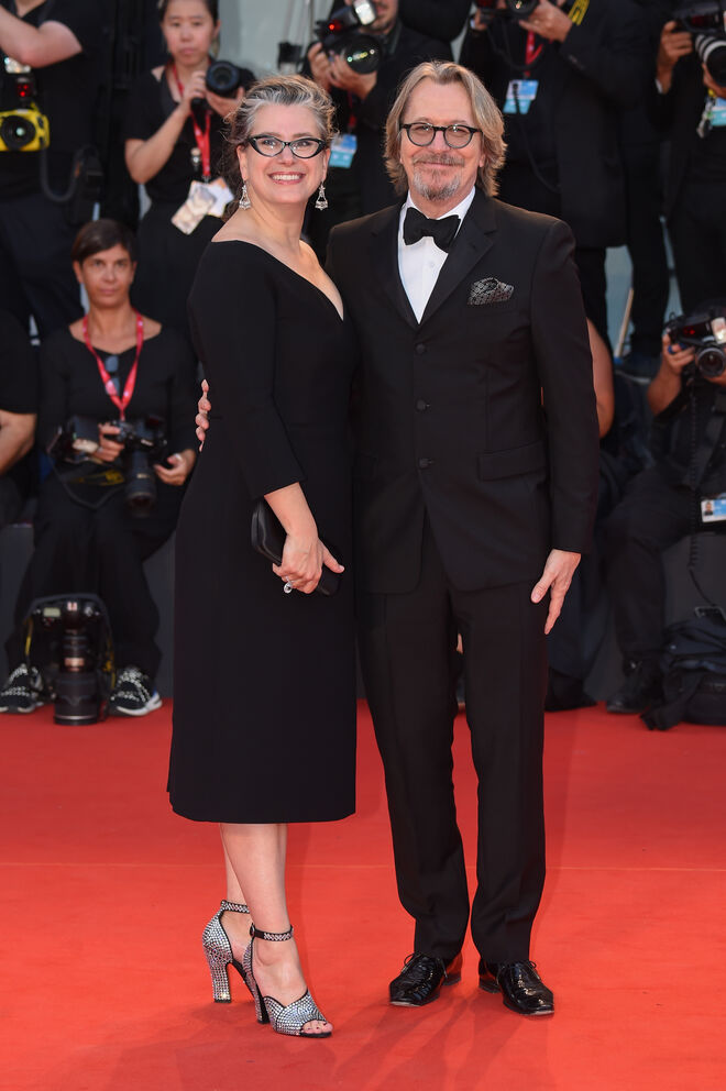 Gary Oldman e Gisele Schmidt