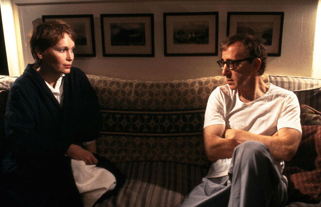 Woody Allen e Mia Farrow | Maridos e Mulheres, 1992