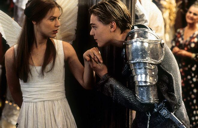 Claire Danes e Leonardo DiCaprio | Romeu + Julieta, 1996