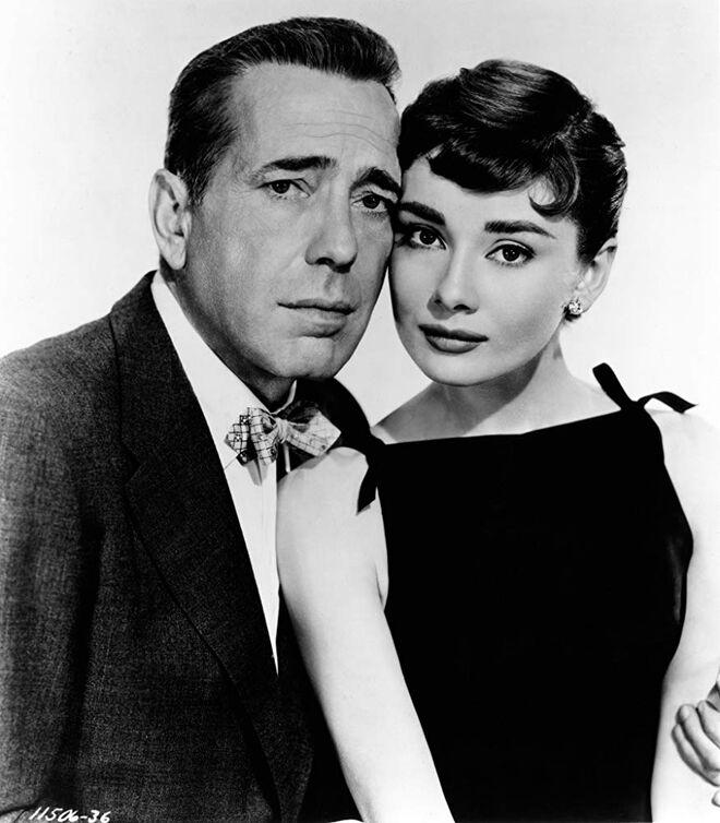 Humphrey Bogart e Audrey Hepburn | Sabrina, 1954
