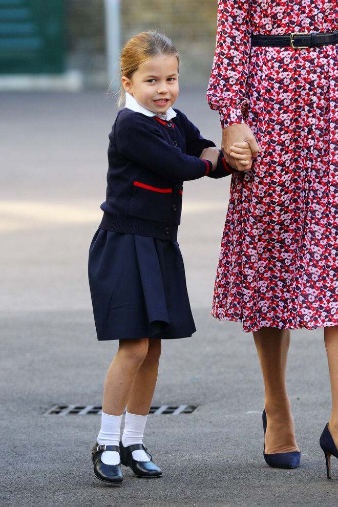 O primeiro dia de aula da princesa Charlotte de Cambridge
