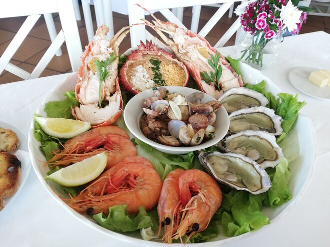 A Mariscada serve duas pessoas