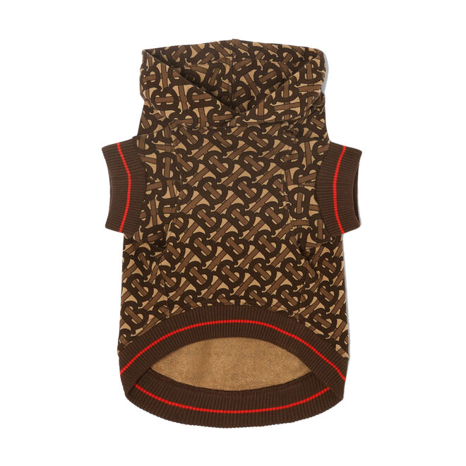 Blusa com capuz, €170, Burberry