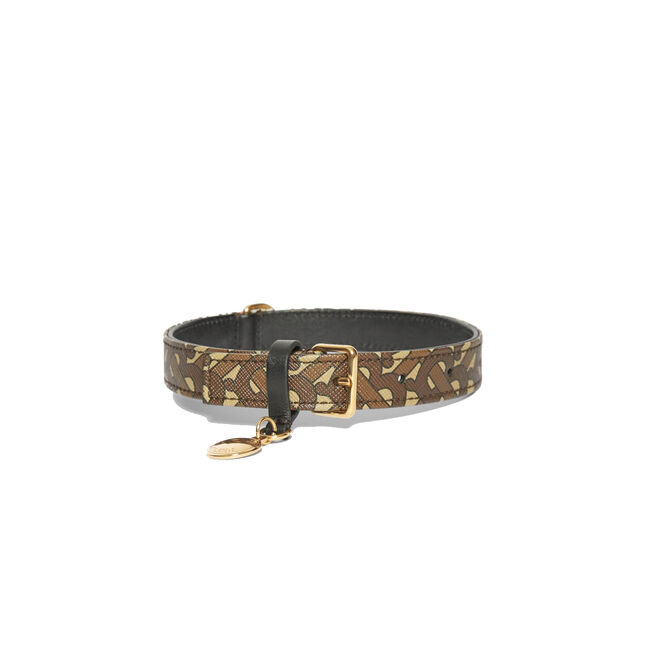 Coleira para cachorro de lona ecológica, €210, Burberry