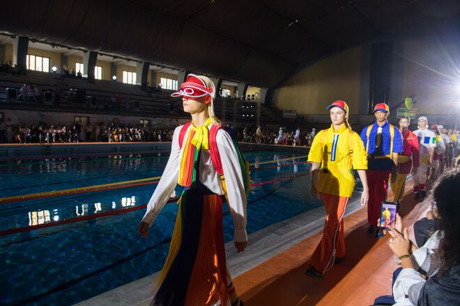 United Colors of Benetton, by Jean-Charles de Castelbajac, primavera/verão 2020.