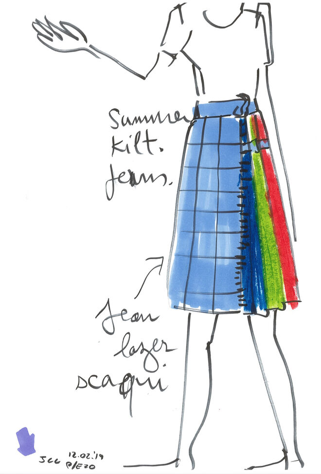 Ilustrações da coleção United Colors of Benetton primavera/verão 2020, por Jean-Charles de Castelbajac.