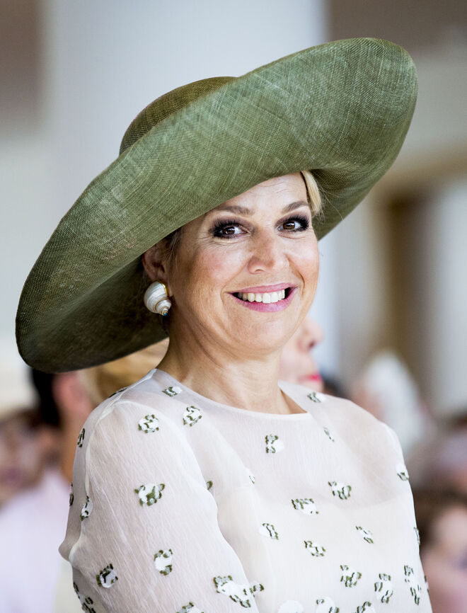 Na abertura do Centro de Pediatria Oncológica Princesa Máxima, em Utrecht em junho de 2018. 