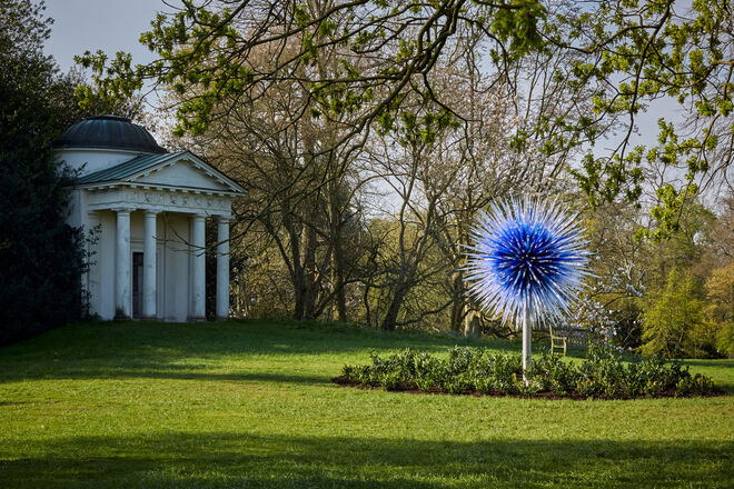 Sapphire Star, Dale Chihuly, 2010. Royal Botanic Gardens, Kew, Londres.