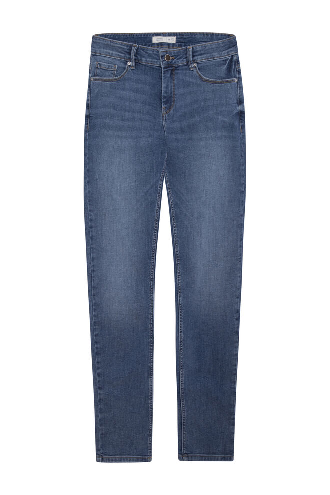 Calças Denim Slim algodão reciclado, €25,99, Springfield
