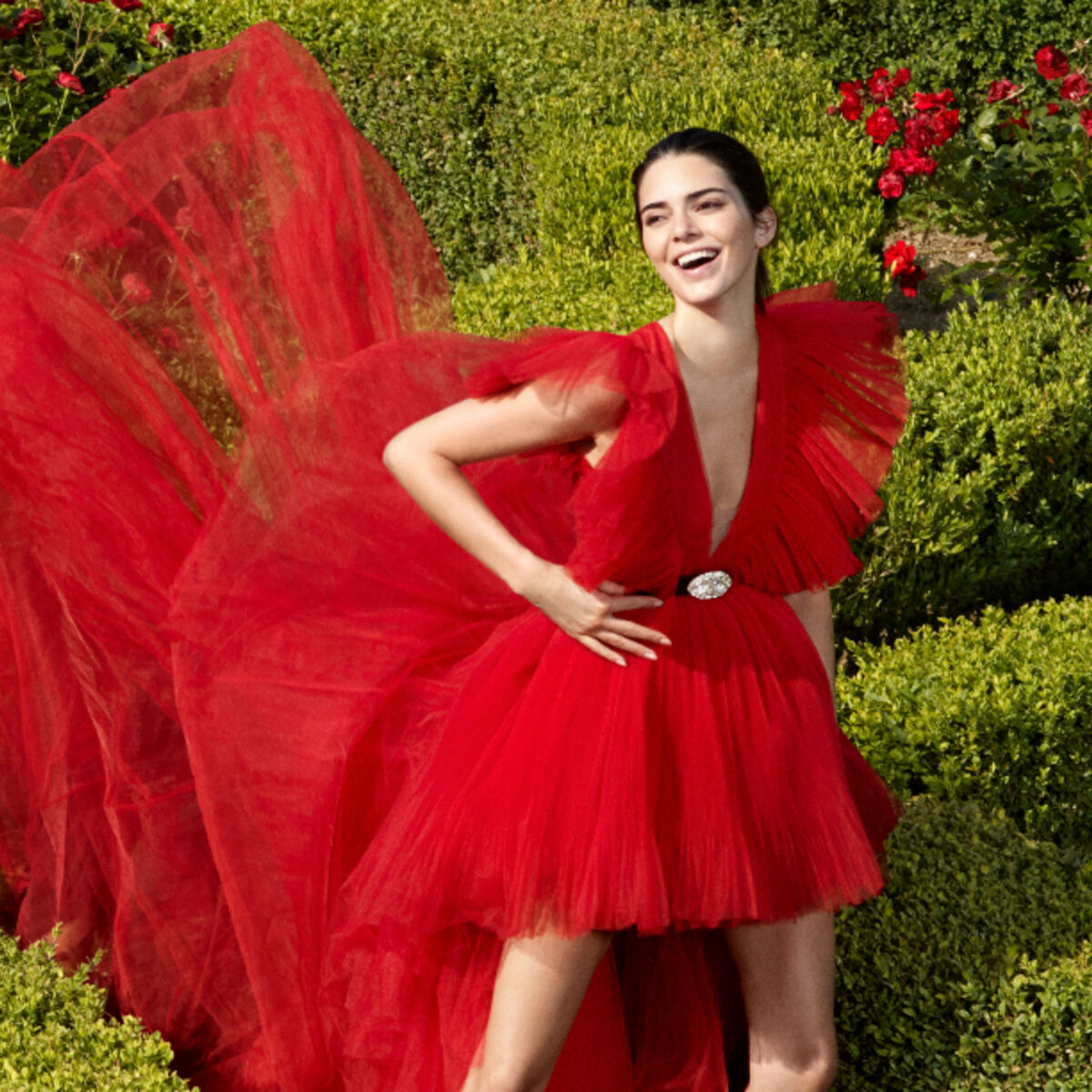 Розово Красное Платье фото 20