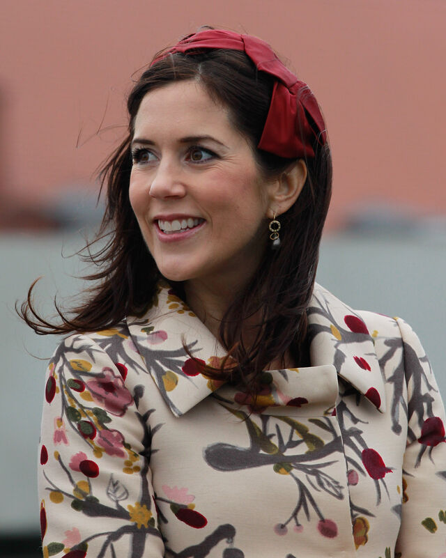 A princesa Mary da Dinamarca em visita oficial à Alemanha, em 2006.