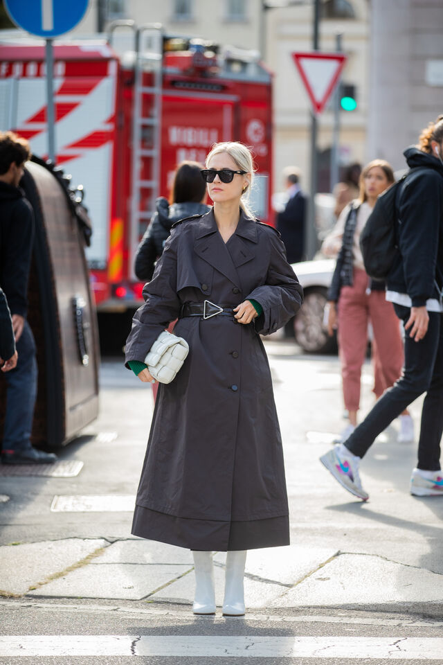 Linda Tol na semana de moda em MIlão