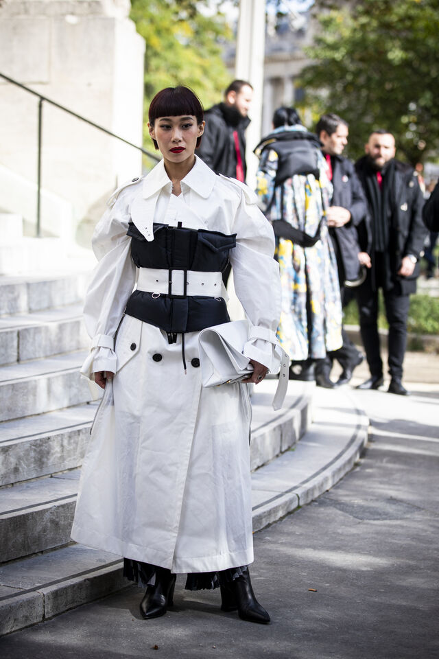 Mademoiselle Yulia na semana de moda em Paris 