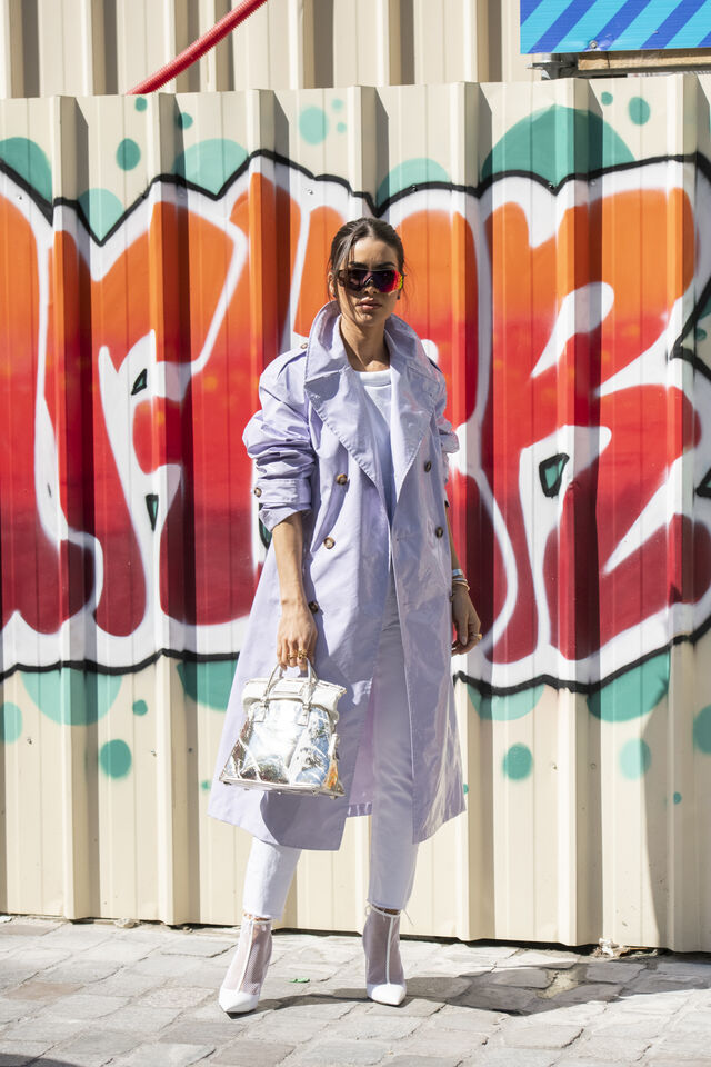 Camila Coelho na semana de moda em Paris 