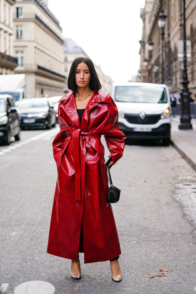 Alexandra Guerain na semana de moda em Paris 