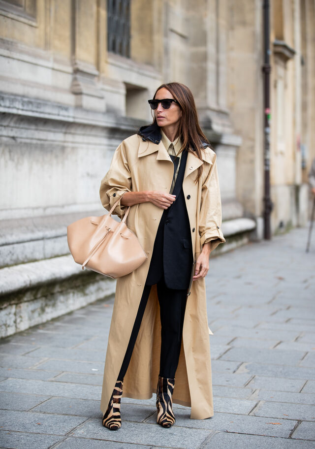 Chloé Harrouche na semana de moda em Paris 