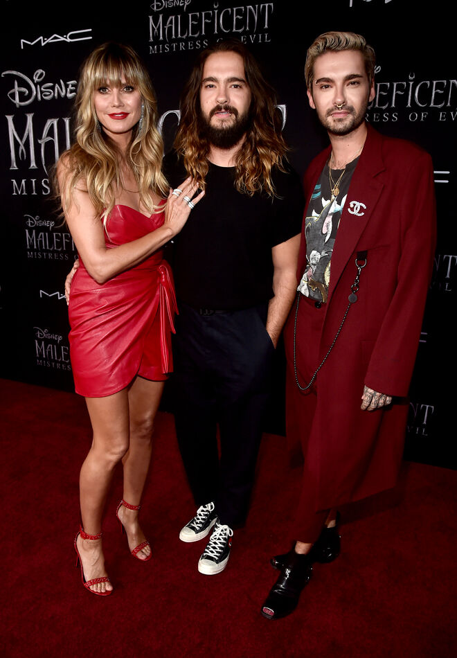 Heidi Klum, Tom Kaulitz e Bill Kaulitz
