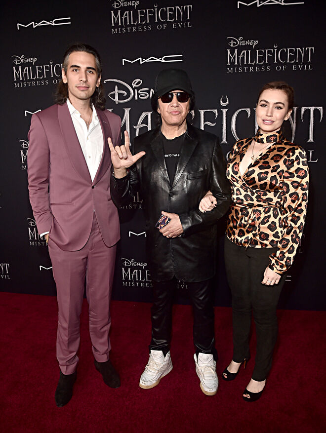 Nick Simmons, Gene Simmons e Sophie Simmons