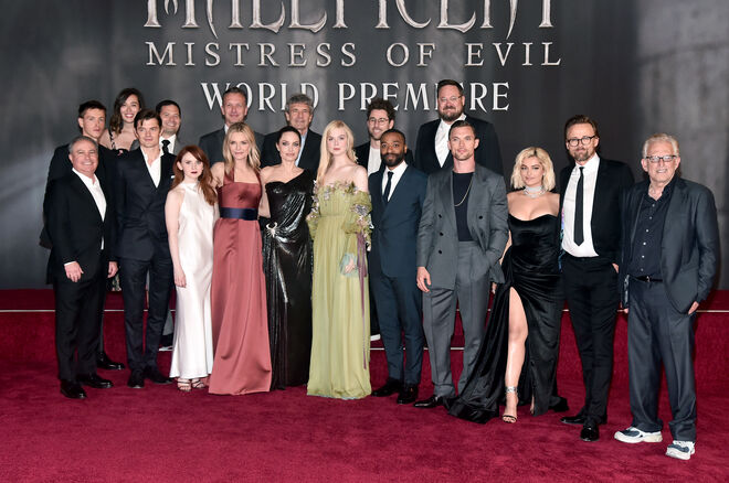 Alan Bergman, Harris Dickinson, Sam Riley, Jenn Murray, Sean Bailey, Michelle Pfeiffer, Angelina Jolie, Alan Horn, Elle Fanning, Micah Fitzerman-Blue, Chiwetel Ejiofor, Noah Harpster, Ed Skrein, Bebe Rexha, Joachim Rønning e Joe Roth