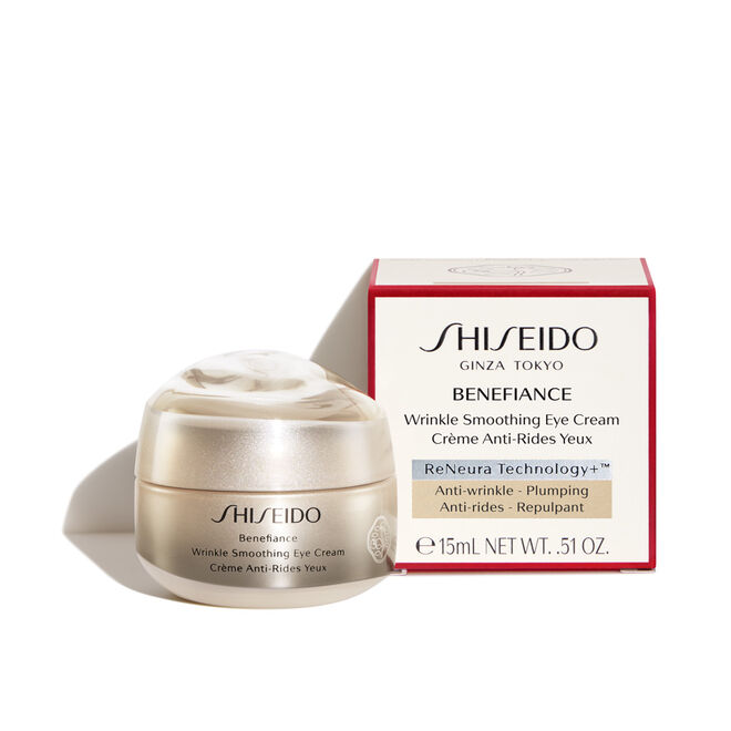 Benefiance Wrinkle Smoothing Eye Cream, €78, Shiseido