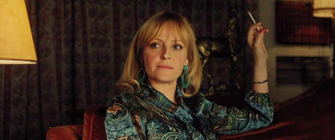 A atriz em "A Herdade"