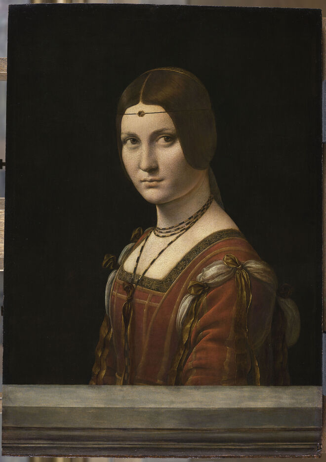 La Belle Ferronnière, Leonardo de Vinci.