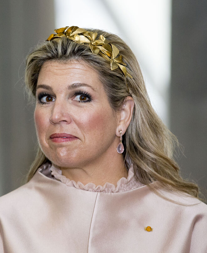 A rainha Máxima da Holanda em visita ao Luxembrugo, em maio de 2018. 