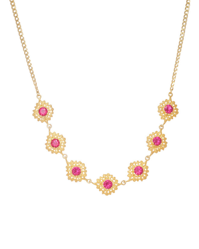 Gargantilha Rainha Rubi em Prata Dourada, €250, Ana Moura X Portugal Jewels