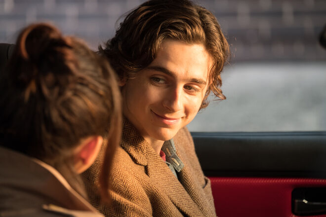 Timothée Chalamet é Gatsby Welles 