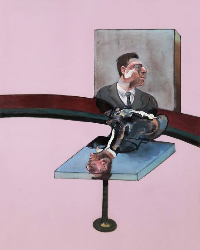 "In Memory of George Dyer", 1971, Francis Bacon