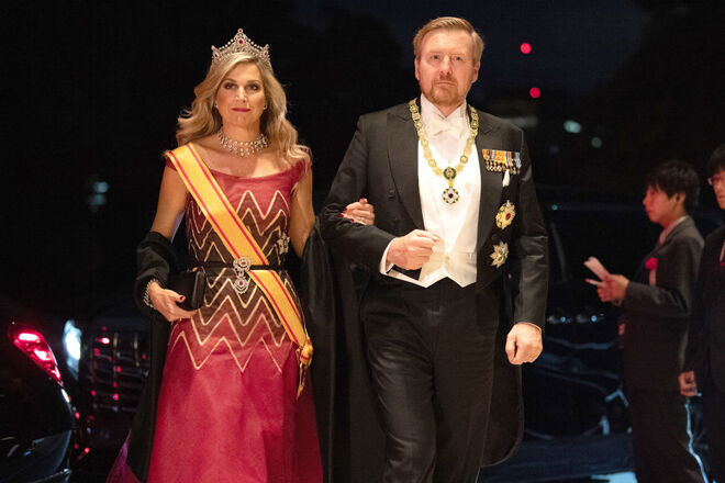 Os Reis Willem Alexander e Máxima da Holanda
