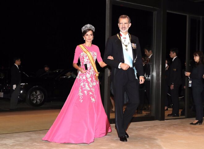 Reis Felipe e Letizia de Espanha