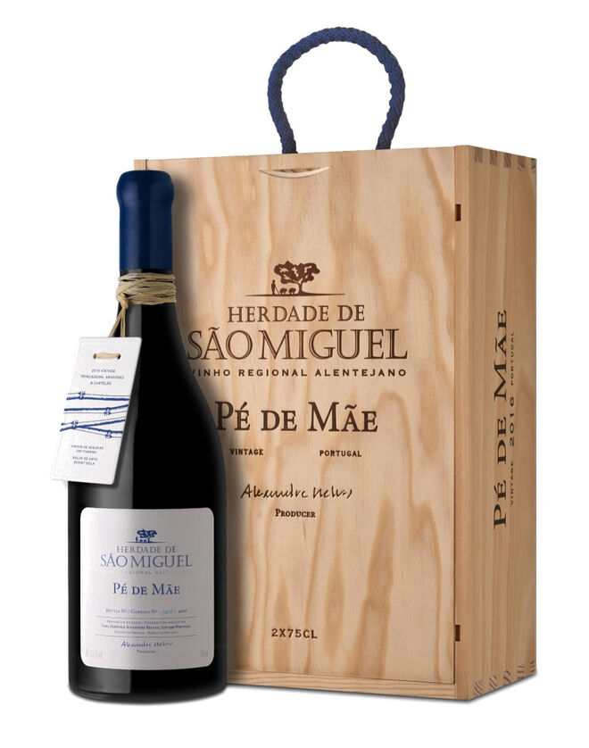 Vinho Pé de Mãe 2017, pack com 2 garrafas, €60, Herdade São Miguel, nas garrafeiras