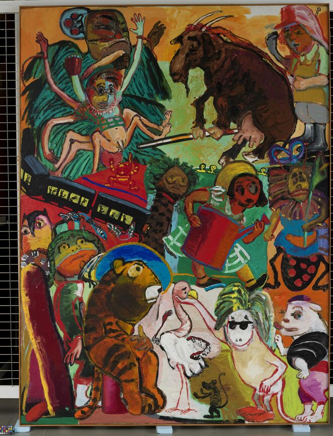 "The Vivian Girls on the Farm", Paula Rego, 1984