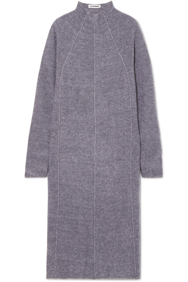 Vestido, €1290, Jil Sander, em www.net-a-porter.com