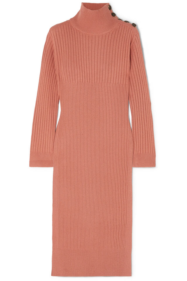 Vestido, €350, See by Chloé, em www.net-a-porter.com