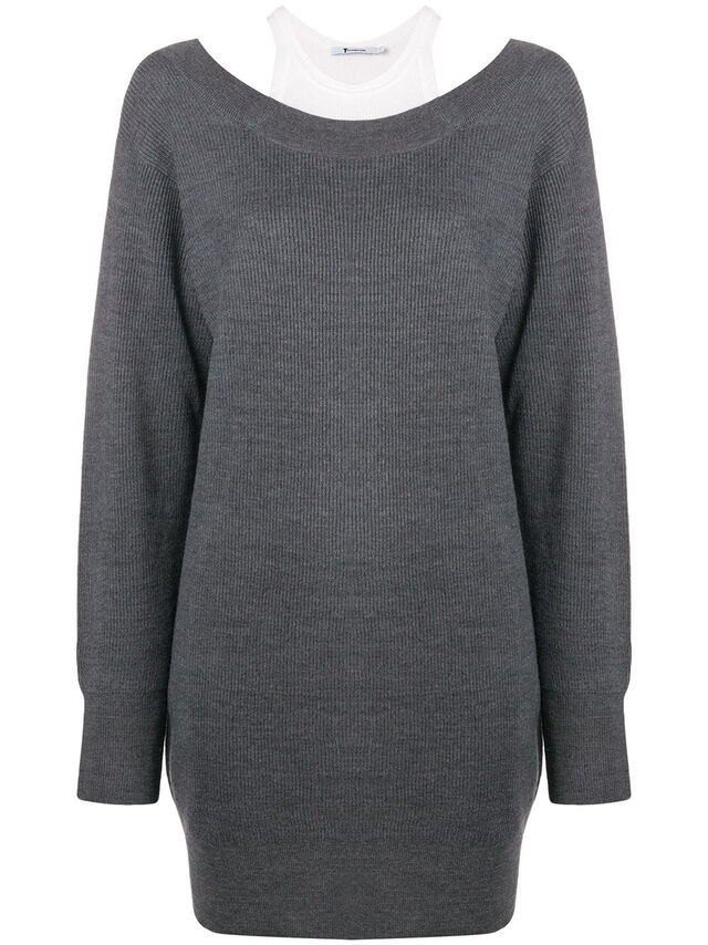 Vestido, €426, T by Alexander Wang, em www.farfetch.com