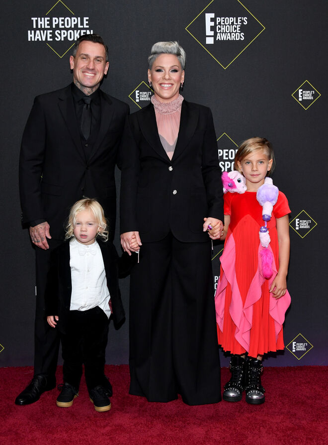Carey Hart, Pink, Jameson e Willow Hart 