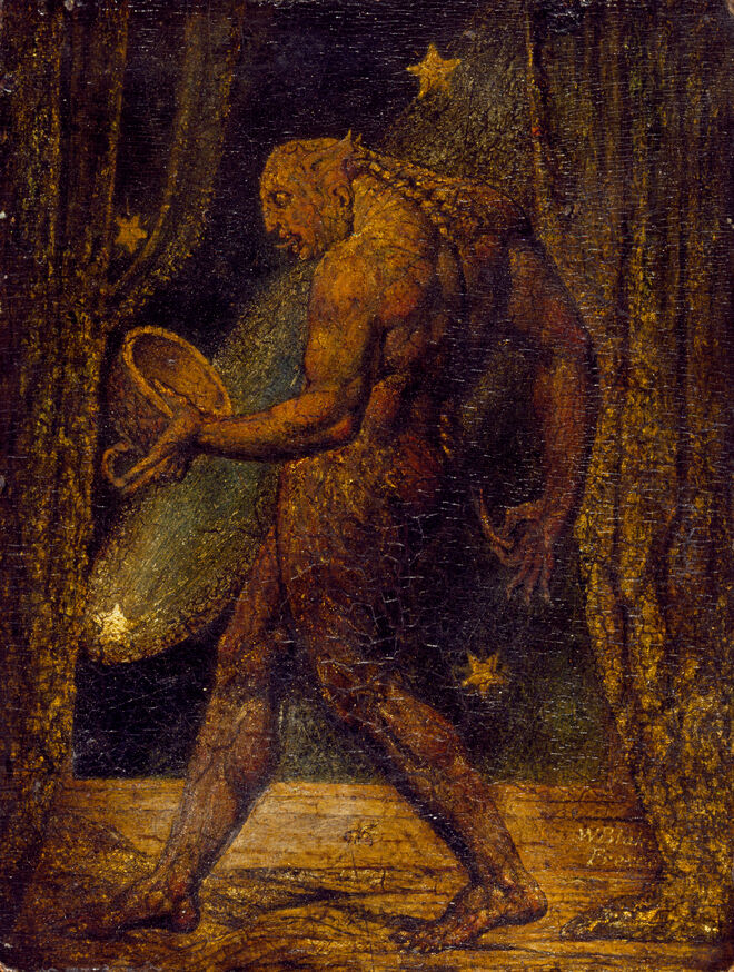The Ghost of a Flea, William Blake, 1819. Coleção privada. 