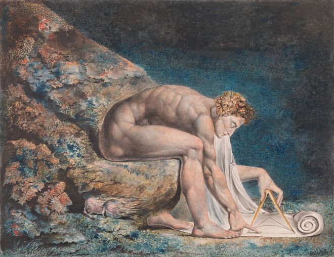 Newton, William Blake, 1795-c. 1805. Tate.
