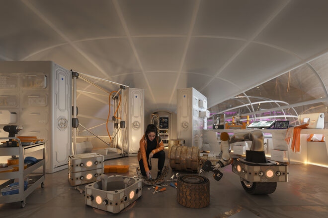 Mars Habitat by Hassell.