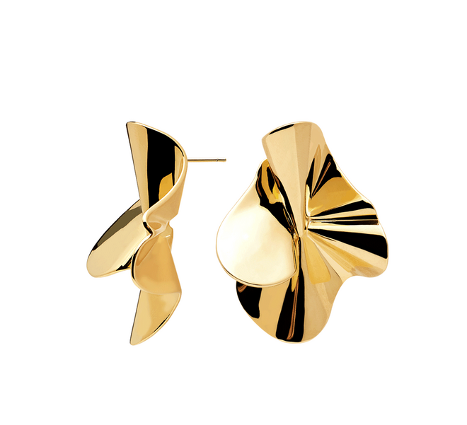 Hot - Bijetaria on 
Brincos Nomad em prata com banho de ouro, PD Paola, na Boutique dos Relógios