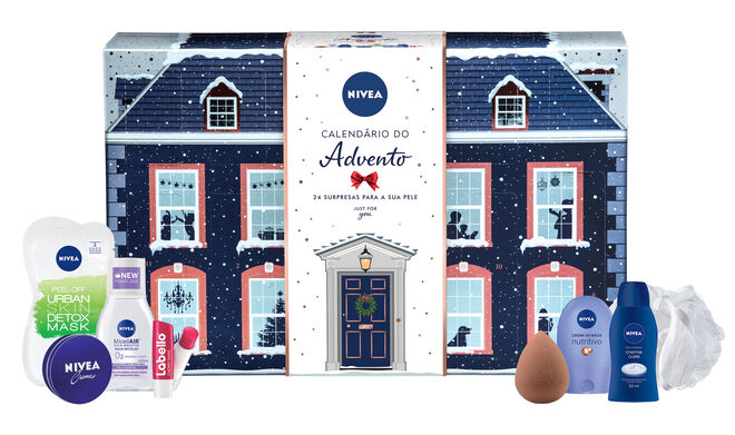 Calendário do Advento com 24 surpresas para a pele, €39,99, Nivea
