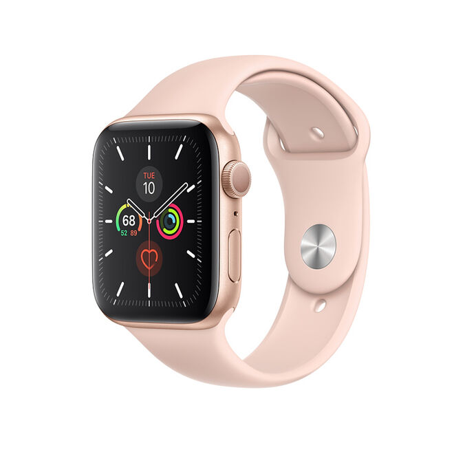 Relógio de pulso Apple Watch Series 5 em alumínio dourado, de €489 por €445,99, Apple, na Fnac