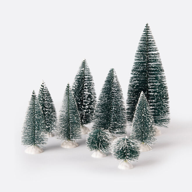 Conjunto de nove pinheiros, €9,99, Kinda Home