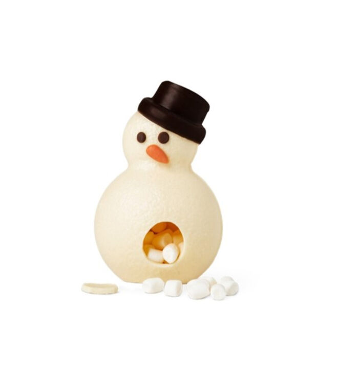 Boneco de neve de chocolate com marshmallow, 55 g, €2, Tiger