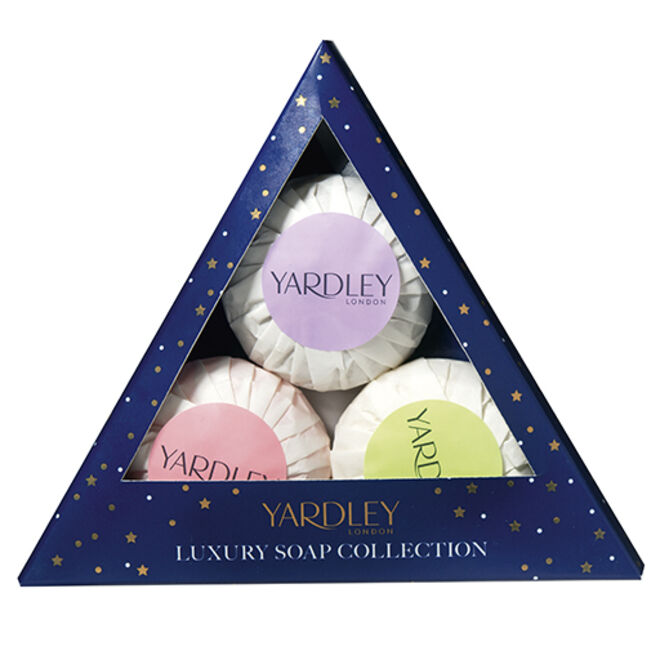 Conjunto 3 sabonetesv €6,49, Yardley