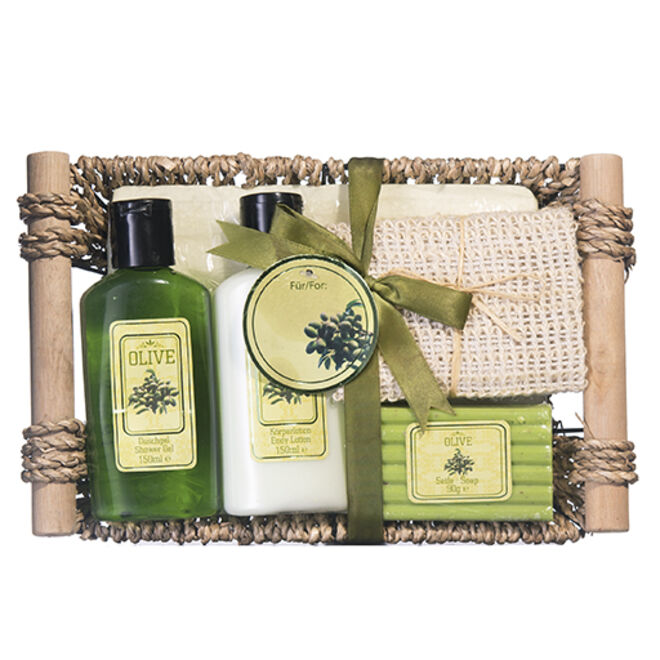 Conjunto de banho Olive, €14,99, Raphael Rosalee