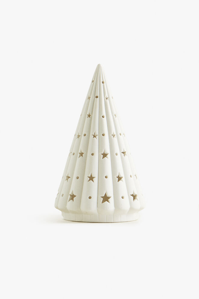 Figura decorativa de Natal com forma de árvore e luz no interior, €15,99, Zara Home