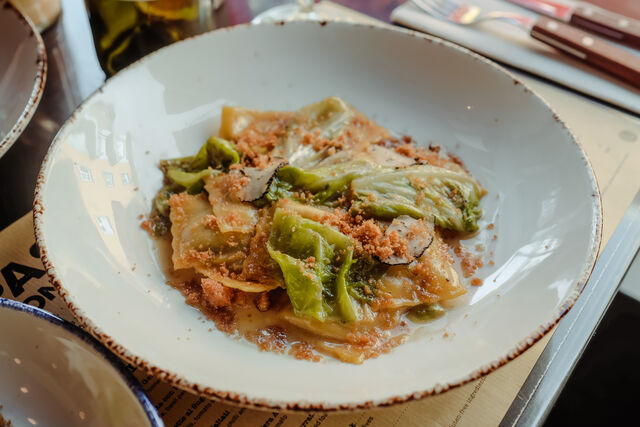 Ravioli con castagne e fontina do Pasta Non Basta